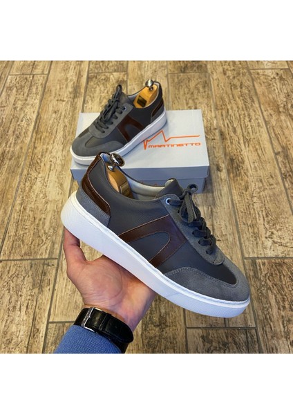 Hakiki Deri Rahat Günlük Erkek Ayakkabı Yeni Sezon Sneaker GÇALP040324