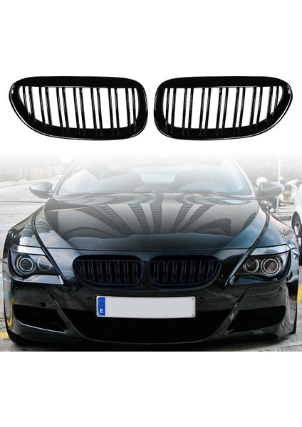 Bmw E63 M6 Uyumlu Panjur Parlak Siyah 2003-2010