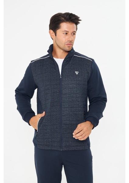 Erkek Tam Fermuarlı Eşofman Takımı Lacivert 5753-L fiyatları