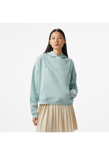 Unıted4 Side Zip Kadın Yeşil Hoodie