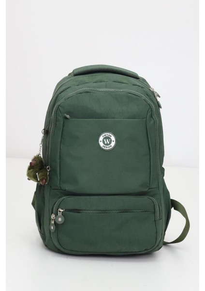 Beş Gözlü Geniş Sırt Çantası-Peluş Hediyeli