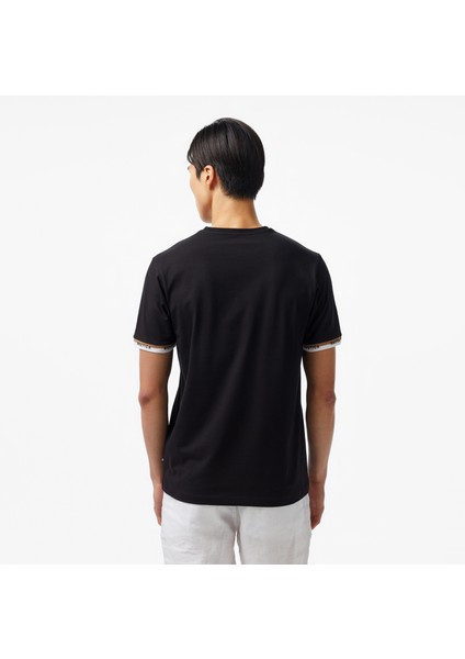Erkek Siyah Regular Fit T-Shirt fiyatları