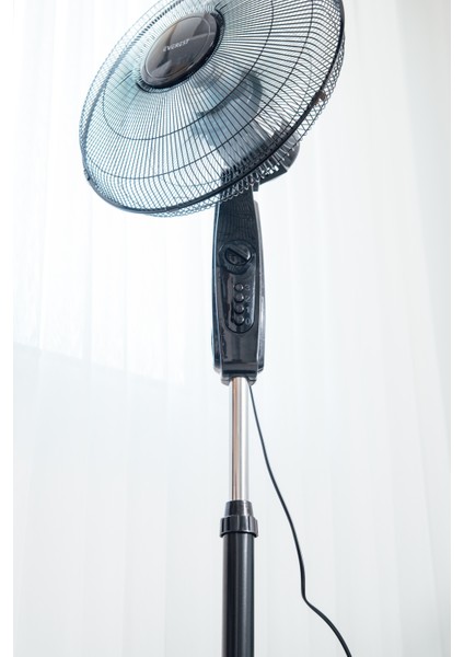 FAN11 Coolair Siyah-Gri 45W 5 Kanat 3 Kademe 1200RPM