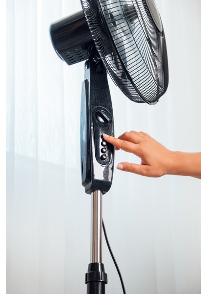 FAN11 Coolair Siyah-Gri 45W 5 Kanat 3 Kademe 1200RPM