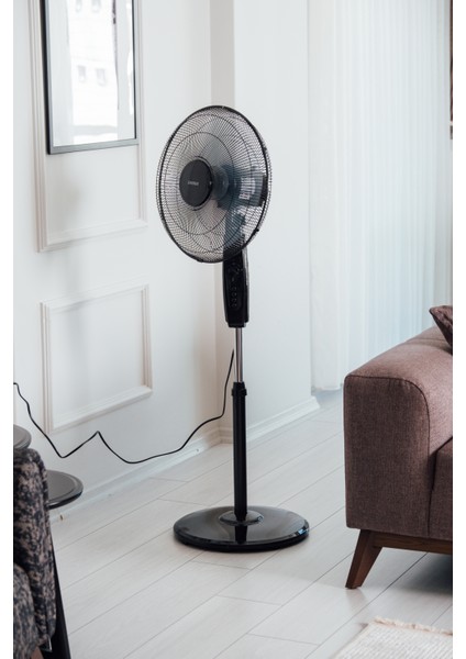 FAN11 Coolair Siyah-Gri 45W 5 Kanat 3 Kademe 1200RPM