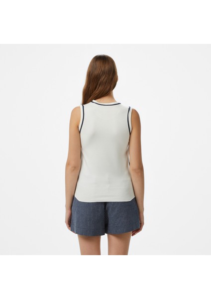 Kadın Beyaz Slim Fit Triko fiyatları