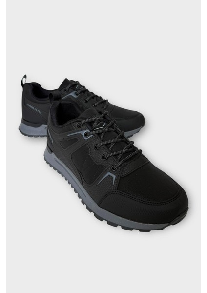 Erkek 4 Mevsim Rahat Comfort Spor Ayakkkabı Siyah fiyatları