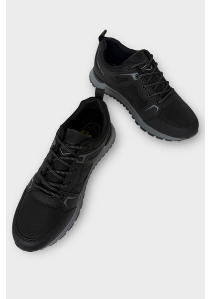 Erkek 4 Mevsim Rahat Comfort Spor Ayakkkabı Siyah modelleri