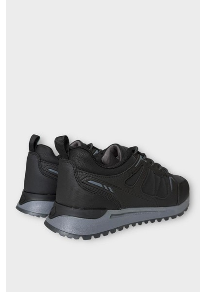 Erkek 4 Mevsim Rahat Comfort Spor Ayakkkabı Siyah fırsatları