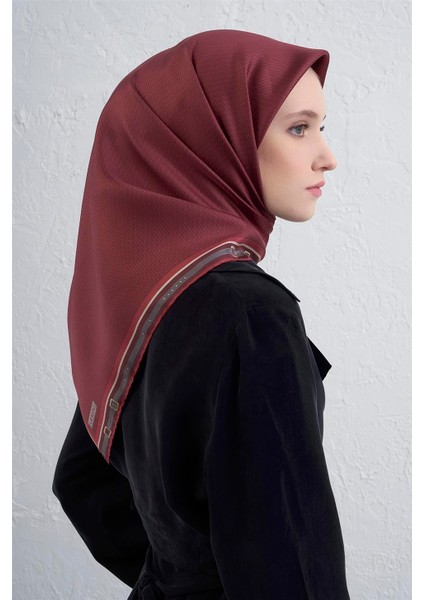 Monogram Desenli Saf Ipek Twill Eşarp 9401D 39 modelleri