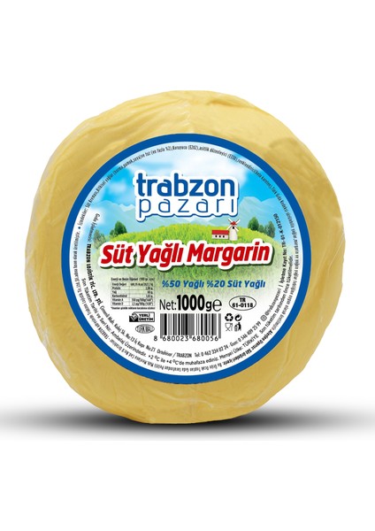 Süt Yağlı Yemeklik Yağ 1 kg