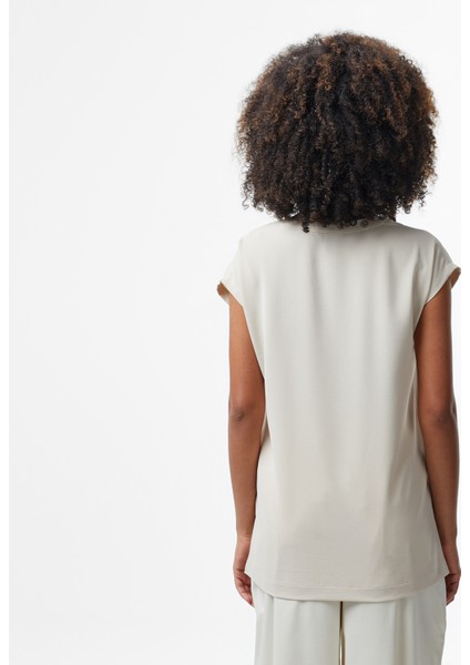 Kadın Bej Relaxed Fit Gömlek fiyatları