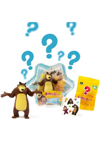 Masha ile Koca Ayı Figürlü Kartanesi Paketi MHA29000 - Koca Ayı