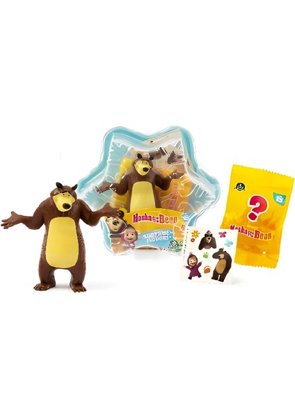 Masha ile Koca Ayı Figürlü Kartanesi Paketi MHA29000 - Koca Ayı modelleri