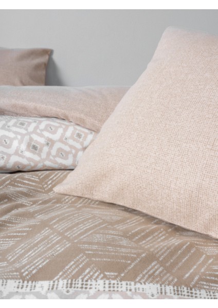 Flanel Tek Kişilik Nevresim Takımı Arrow Krem fiyatları