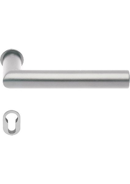 Kapı Kolu Seti Mini Werner Barelli Mat Paslanmaz Çelik