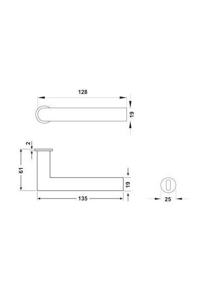 Kapı Kolu Seti Mini Werner Barelli Mat Paslanmaz Çelik modelleri