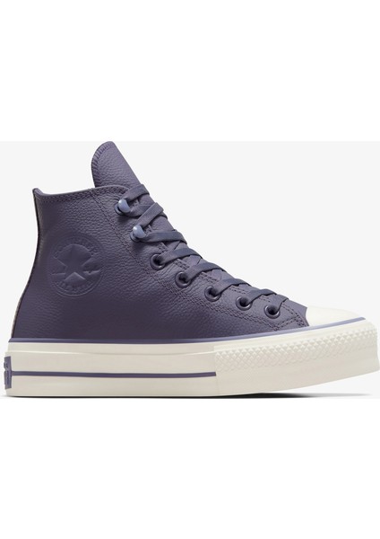 Chuck Taylor All Star Lift Unisex Mor Deri Bot