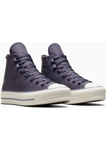 Chuck Taylor All Star Lift Unisex Mor Deri Bot fiyatları