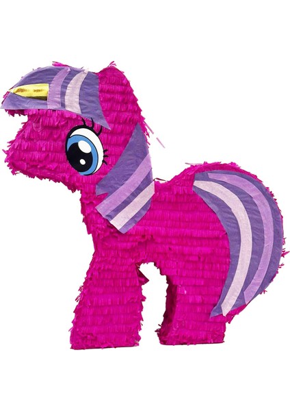Pony Şekilli Pinyata Mor Renk Twillight Sparkle 54X10X54CM