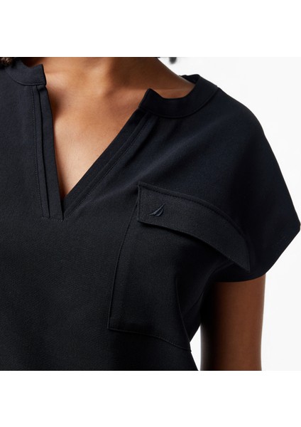 Kadın Siyah Relaxed Fit Gömlek indirimleri