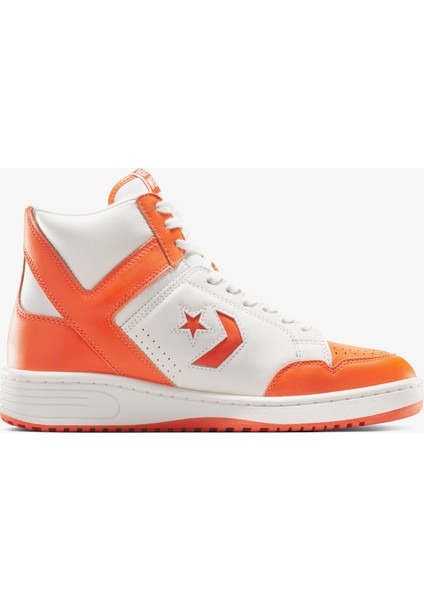 Weapon Unisex Turuncu Deri Sneaker