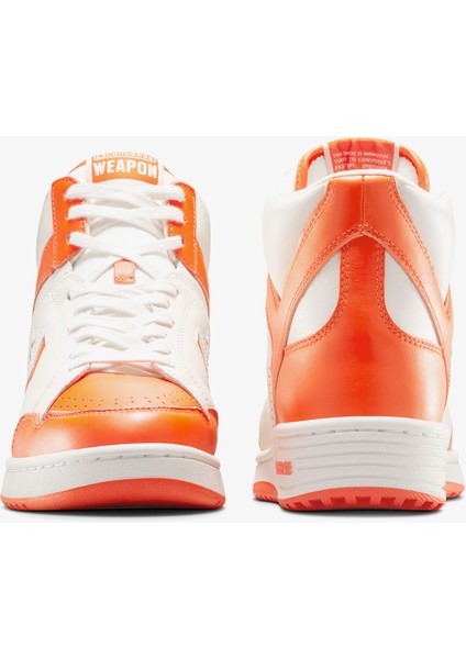 Weapon Unisex Turuncu Deri Sneaker modelleri