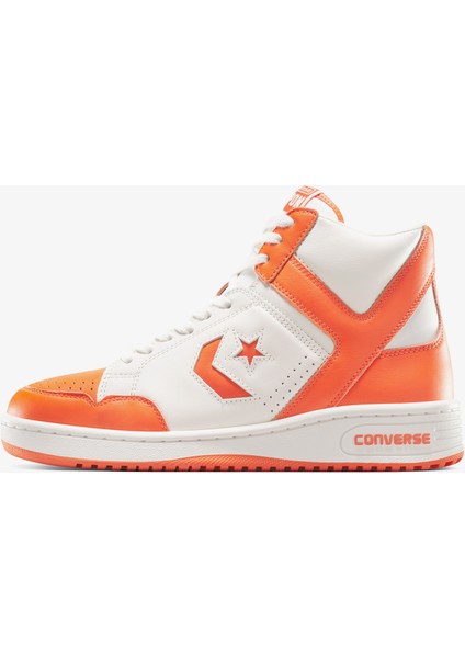Weapon Unisex Turuncu Deri Sneaker fırsatları