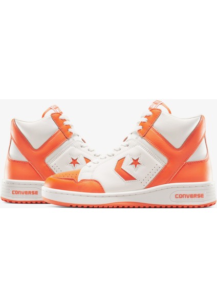 Weapon Unisex Turuncu Deri Sneaker