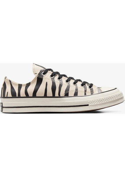 Chuck 70 Zebra Print Unisex Bej Sneaker