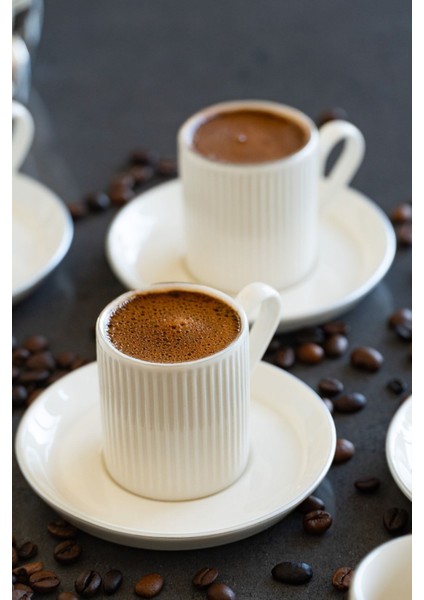 Bulut Platin Yaldız 12 Parça 6 Kişilik Kahve Fincan Takımı modelleri