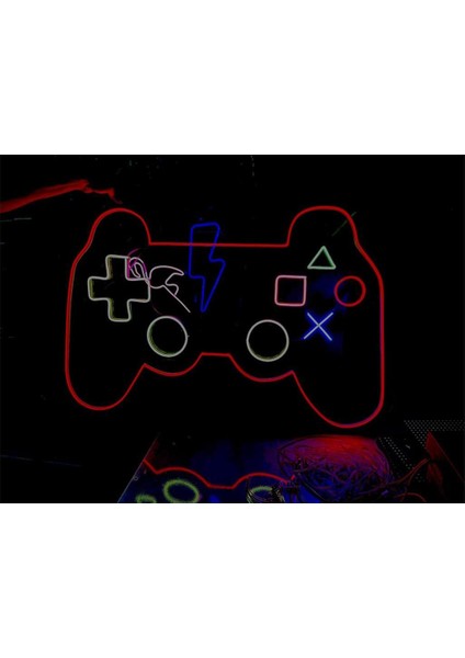 Oyun Konsolu Neon LED Tabela