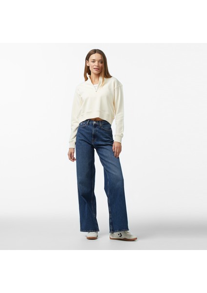 Unıted4 Kadın Krem Sweatshirt modelleri