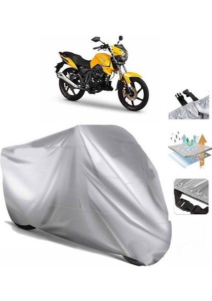 | Spada X-Ray 150 Efı (Bağlantı Tokalı) Uyumlu Solarblock Prime Uyumlu Motosiklet Brandası | Su Geçirmez, %99 UV, Yansıtıcı Gümüş Üst, 360° Lastikli, Taşıma Çantalı fiyatları