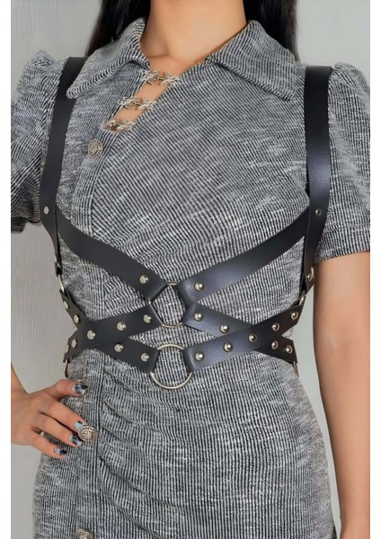 Giysi Üzeri Bel Kemeri, Deri Göğüs Aksesuar - BRF1182