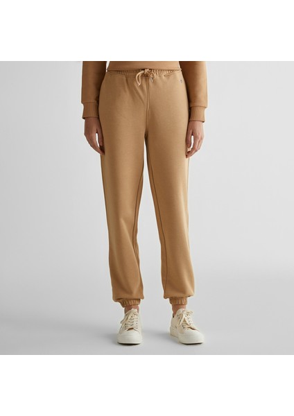 Kadın Bej Relaxed Fit Eşofman Altı modelleri