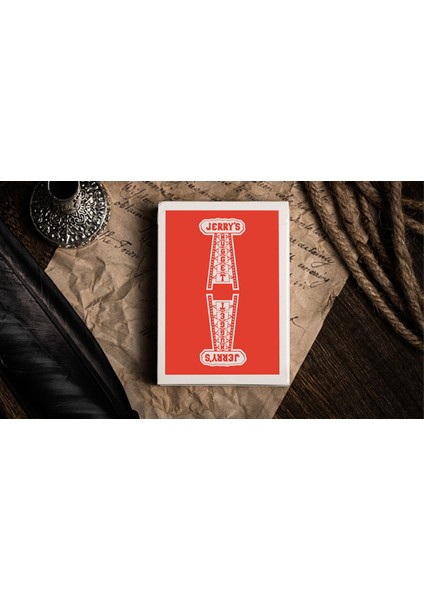 Jerry’s Nugget Atomic Red Monotone Markalı Oyun Kartları