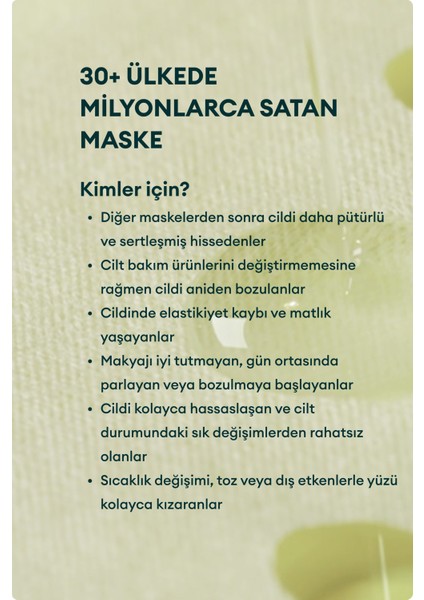 7 Days Mask Heartleaf P - Yatıştırıcı & Nemlendirici Kalp Yaprağı Özlü Vegan Kağıt Maske modelleri