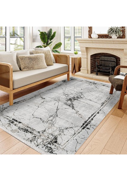 Mermer Gri Pamuk Dikdörtgen Modern Desenli Pamuk Makinada Yıkanabilir Hav Toz Vermez Leke Tutmayan Kaymaz Taban Dijital Makine Baskı Salon Yolluk Mutfak Halı fiyatları