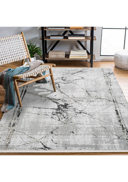 Mermer Gri Pamuk Dikdörtgen Modern Desenli Pamuk Makinada Yıkanabilir Hav Toz Vermez Leke Tutmayan Kaymaz Taban Dijital Makine Baskı Salon Yolluk Mutfak Halı modelleri