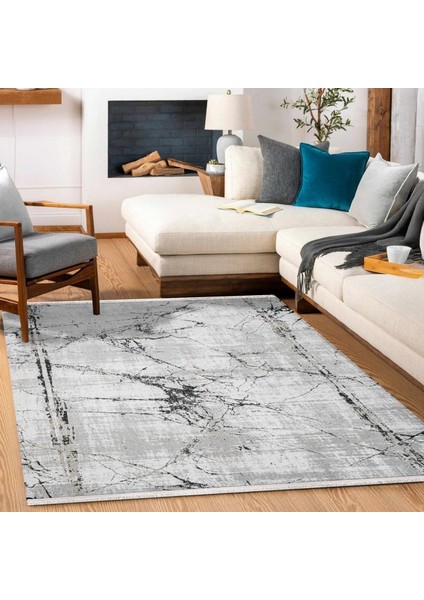 Mermer Gri Pamuk Dikdörtgen Modern Desenli Pamuk Makinada Yıkanabilir Hav Toz Vermez Leke Tutmayan Kaymaz Taban Dijital Makine Baskı Salon Yolluk Mutfak Halı fırsatları