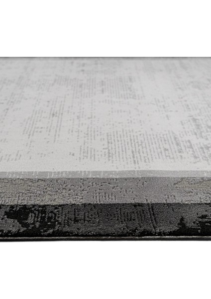 Hapur Çerçeveli Gri Akrilik Dikdörtgen Modern Desenli Akrilik Hav Vermeyen Leke Tutmayan Kolay Temizlenen Yumuşak Makine Salon Yolluk Mutfak Halı fiyatları