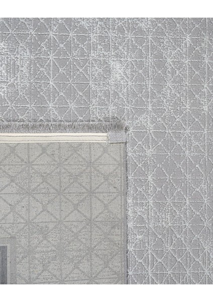 Melino Çerçeveli Gri Polyester Dikdörtgen Modern Desenli Akrilik Hav Vermeyen Leke Tutmayan Kolay Temizlenen Yumuşak Makine Salon Yolluk Mutfak Halı fiyatları