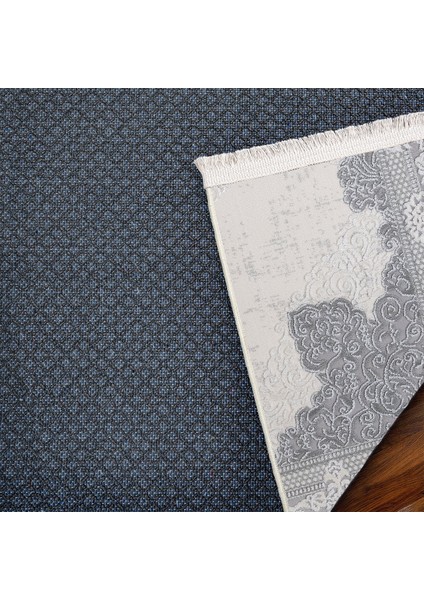 Gri Klasik Etnik Modern Desenli Pamuk Makinada Yıkanabilir Hav Toz Vermez Leke Tutmayan Kaymaz Taban Dijital Makine Baskı Salon Yolluk Mutfak Halı indirimleri