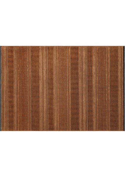 Atlanta Kiremit Geometrik Etnik Modern Desenli Hav Vermeyen Leke Tutmayan Kolay Temizlenen Yumuşak Makine Salon Yolluk Mutfak Halı