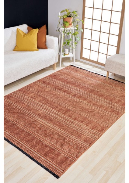 Atlanta Kiremit Geometrik Etnik Modern Desenli Hav Vermeyen Leke Tutmayan Kolay Temizlenen Yumuşak Makine Salon Yolluk Mutfak Halı indirimleri