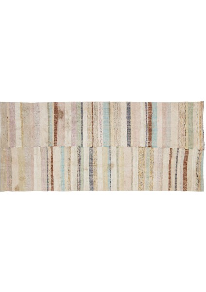 Girit Bej Çizgili Yün Modern Desenli Yün Hav Toz Vermez Leke Tutmayan Salon Yolluk Mutfak El Dokuma Halı modelleri