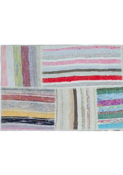 Iskece Bej Patchwork Yün Modern Desenli Yün Hav Toz Vermez Leke Tutmayan Salon Yolluk Mutfak El Dokuma Halı indirimleri