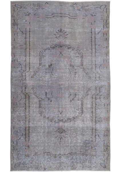 Atina Gri Eskitme Yün Modern Desenli Yün Hav Toz Vermez Leke Tutmayan Salon Yolluk Mutfak El Dokuma Halı