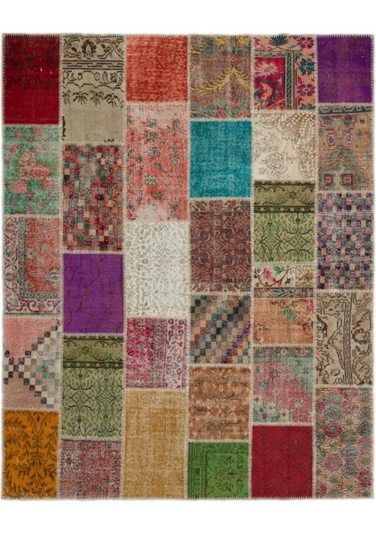 Vintage Turuncu Göbekli Yün Modern Desenli Yün Hav Toz Vermez Leke Tutmayan Salon Yolluk Mutfak El Dokuma Halı